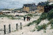 The Inlet at Berck Eugene Boudin